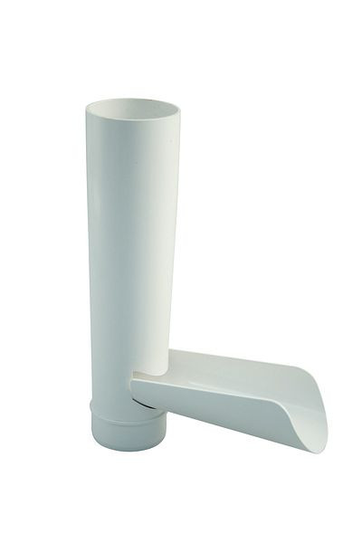 Clapet de vidange d'eau Marley, DN 53 blanc, 082424