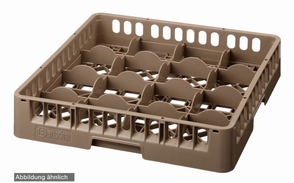 Panier à verres Bartscher, 16 compartiments, hauteur intérieure 123 mm, 5318