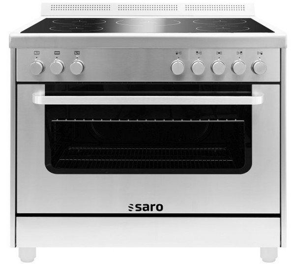 Cuisinière à induction Saro + four électrique TS95IND61X argent, 331-1200