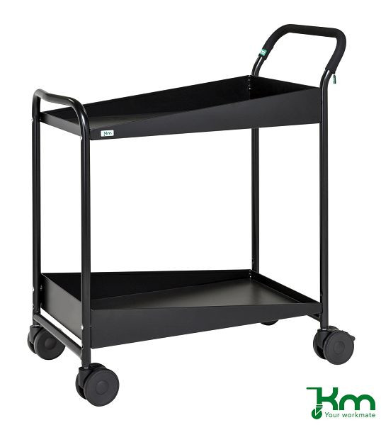 Kongamek "Konga Design" Chariot de Table, Noir, KM1987-S