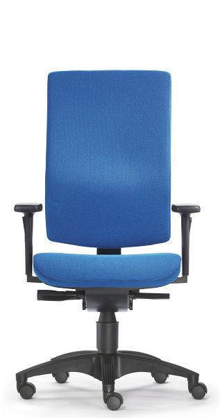 SITWELL PROFI Cube, bleu, chaise de bureau sans accoudoirs, SY-17.100-M-75-106-00-44-10