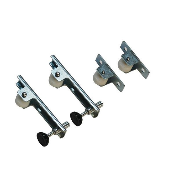 Jeu complet de roues Polar (4 roues dont 2 avec pieds), AF833