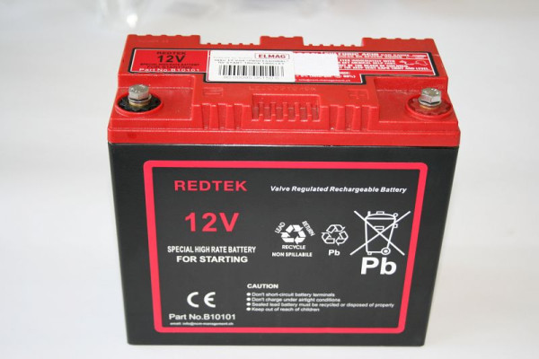 Batterie ELMAG 12 volts 'PROFESSIONAL' pour START TRUCK TROLLEY 6200/3100, 9505150