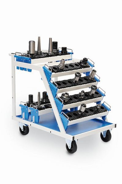 Chariot CNC Bedrunka+Hirth, pour un maximum de 8 supports CNC, R 24-24, 02.88.00