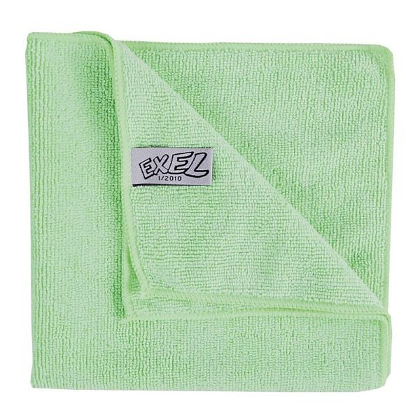 Chiffons microfibre Jantex vert, UE: 5 pièces, GF609