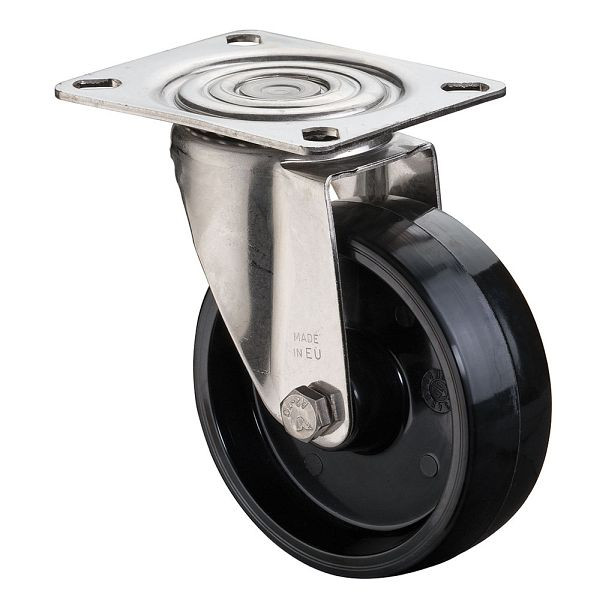 Rouleaux BS pour boulangeries, largeur de roue 35 mm, Ø roue 100 mm, capacité de charge 130 kg, bande de roulement en résine phénolique, corps de roue en résine phénolique, palier lisse, H100.B22.100