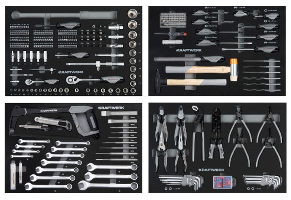 Kit d'outils Kraftwerk EVA 301 pièces, 105.102.099