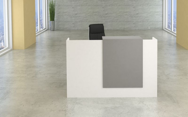 Kerkmann comptoir compact Sydney, L 1600 x P 840 x H 1100 mm, blanc, 20353310