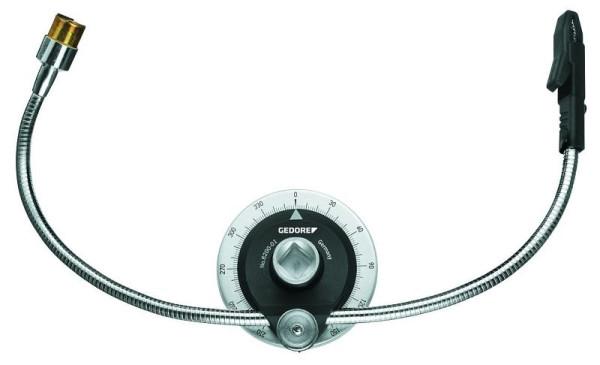 Appareil de mesure d'angle de rotation GEDORE 1/2", diamètre 80 mm, 1195980