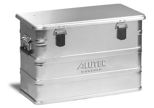 Boîte en aluminium DENIOS Comfort, sans coins d'empilage, volume de 73 litres, 254-866