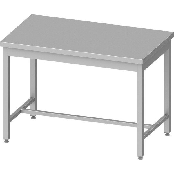 Table de travail Stalgast ECO sans base 1200x700x850 mm, avec montants sans dosseret, à monter soi-même (AISI201), DAT12761