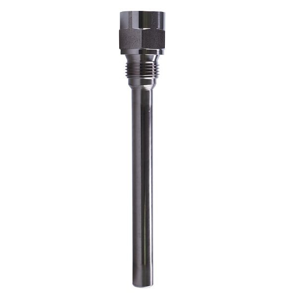 Douille de protection à visser JUMO, cylindrique, G 1/2, 6.2x150mm, 0 à 400°C, 1.4571, 00489141