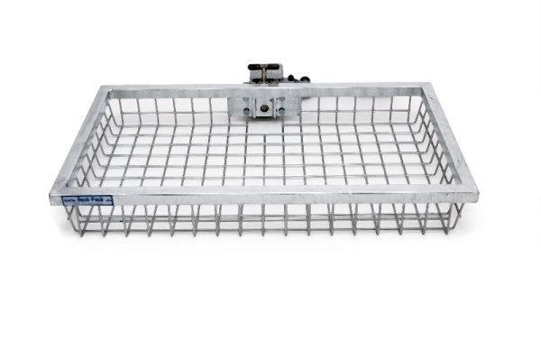 Porte-bagages arrière Optimal, abaissable avec blocage rapide, dimensions 900 x 500 x 125 mm, 991361