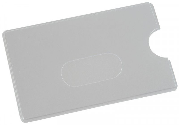 Etui pour cartes de crédit Eichner en film PVC, couverture rigide, avec pouce et fente perforés, UE : 10 pièces, 9707-00161