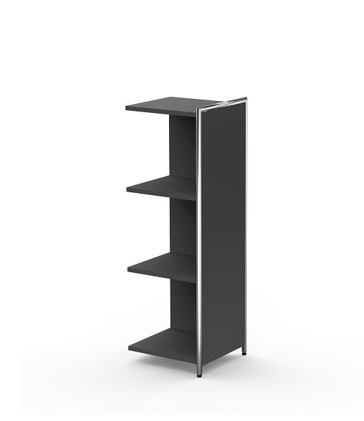Kerkmann buffet complémentaire/séparateur de pièce pour 3 OH, Artline, L 390 x P 380 x H 1150 mm, anthracite, 13740313