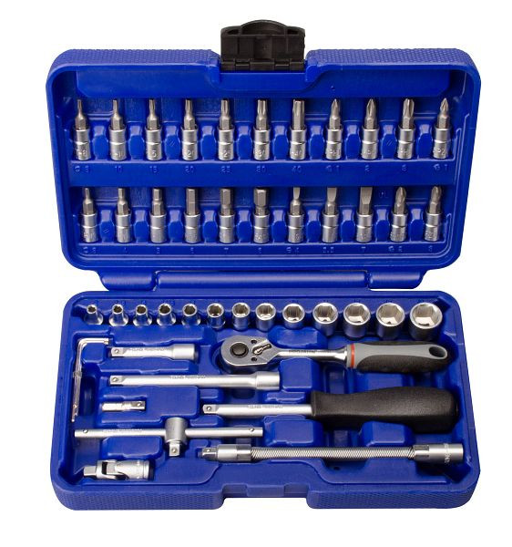 Jeu de clés à douilles 1/4 "Projahn 2 46 pièces proficraft, 8652