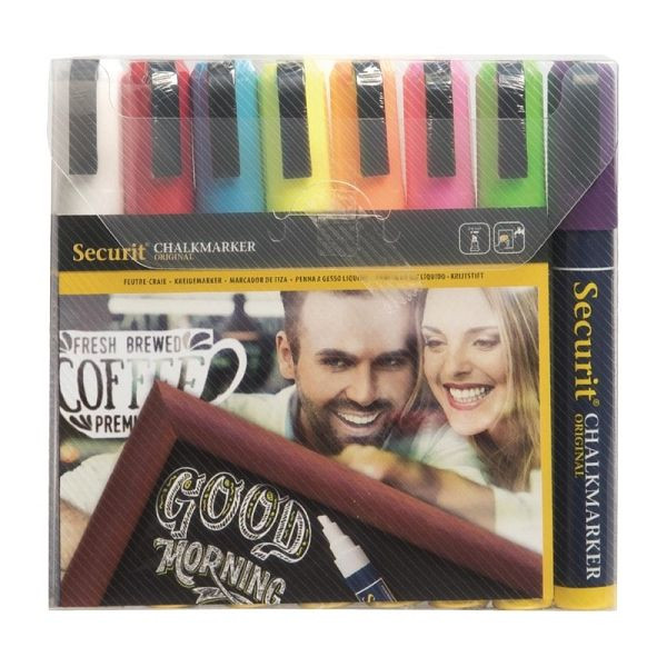 Set de stylos craie Securit 6mm, Y999