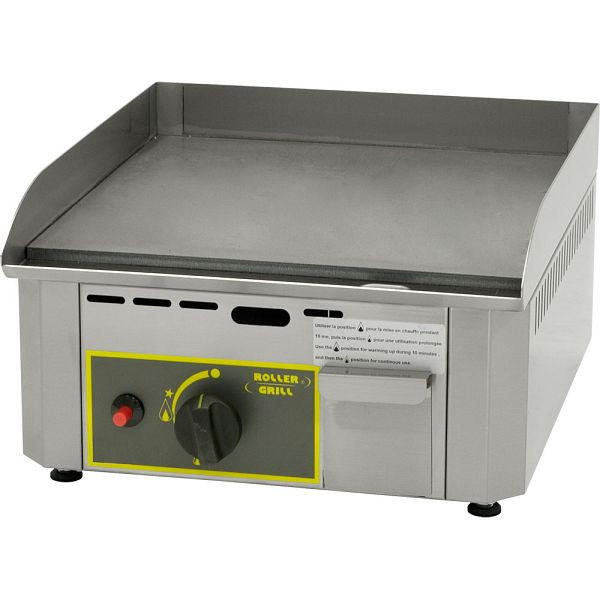 Plancha à gaz ROLLER GRILL, une zone de chauffe, dimensions 420 x 450 x 190 mm (LxPxH), KE1502032
