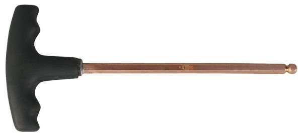 KS Tools Clé Allen BERYLLIUMplus, 12 mm, avec tête sphérique, 962.0966