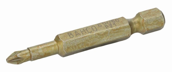 Embouts Bahco 1/4", 50 mm, extra-durs, PZ 3, paquet de 5, 61H/50PZ3