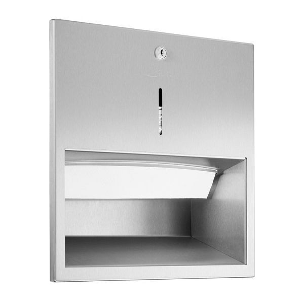Distributeur de serviettes Wagner EWAR 250 feuilles WP114, poncé mat, 727570