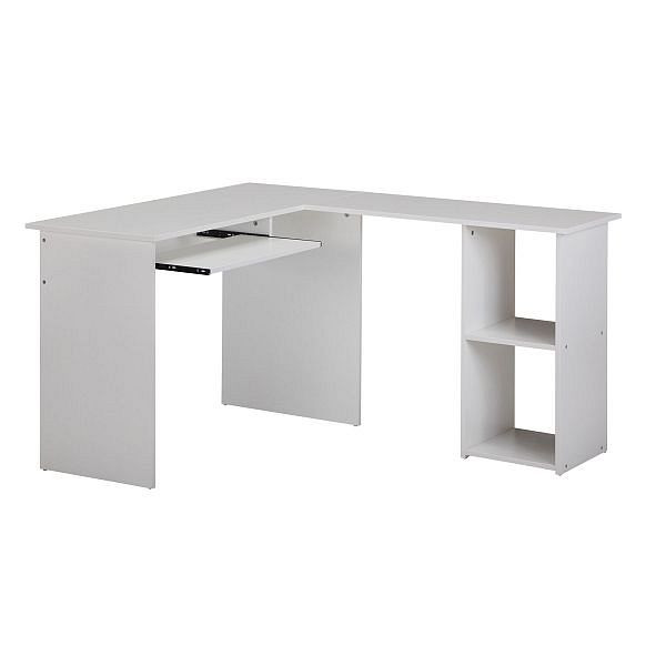 Wohnling Design combinaison de bureau 140 x 75,5 x 120 cm blanc, WL5.307