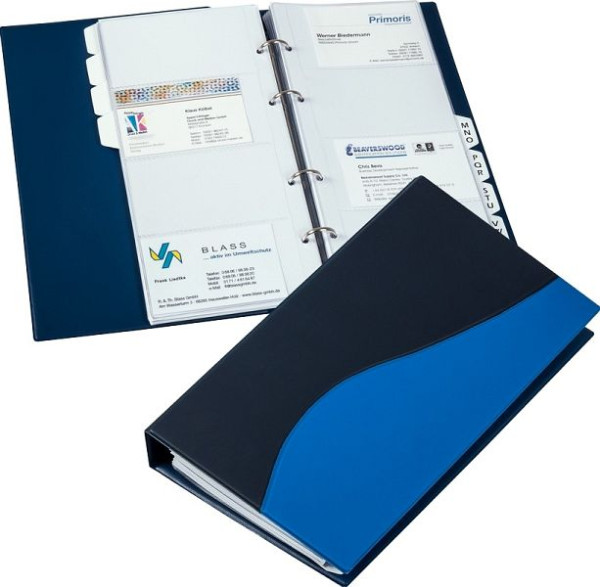 Carnet de cartes de visite Eichner, étroit, pochettes : 25 pièces pour 200 cartes, 9218-00667