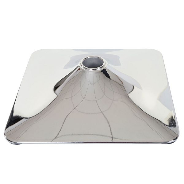 Mendler repose-pieds repose-pieds repose-pieds pour tabouret de bar chaise de bar chaise pivotante chaise de salle à manger, rectangulaire chromé Ø 37,5cm, 64057