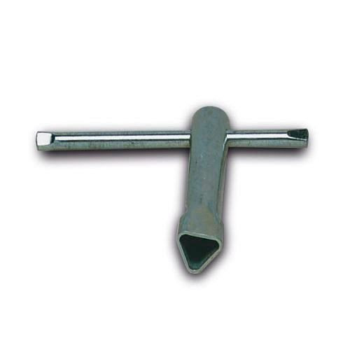 Clé triangulaire pompiers DENIOS M 10 pour bornes basculantes, 236-891