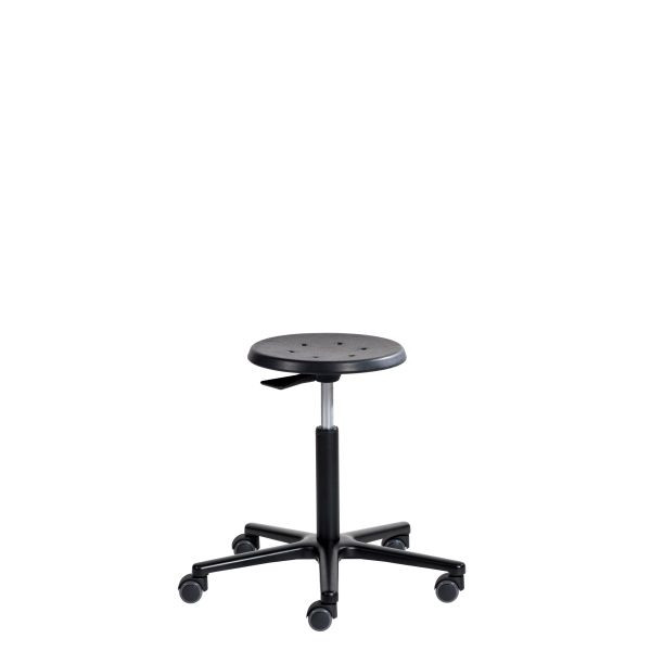 Tabouret de travail SOFAME ERGODYN 2000 à roulettes, hauteur d'assise 38-52 cm, piètement aluminium, W050010009