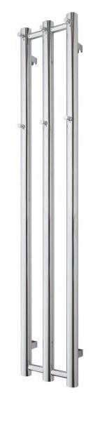 Radiateur de salle de bain TVS KIRO 3, chromé, 1400 x 265 mm, KIRO3CR