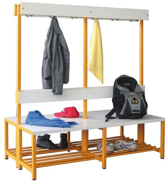 Banc penderie Pavoy 1500 mm, double face, bandes PVC, 57579-150-000-118