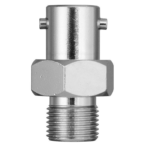 Contrepartie à baïonnette JUMO (SW), diamètre intérieur 6,5 mm, longueur totale 30 mm, M10x1, laiton nickelé, 00459226