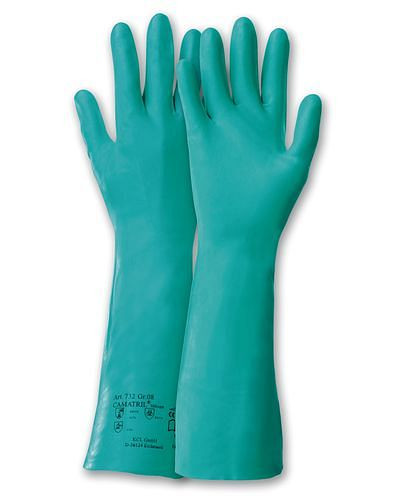 Gants de protection chimique KCL Camatril, nitrile, catégorie III, longueur 30 cm, taille. 8, unité centrale : 10 paires, 158-201