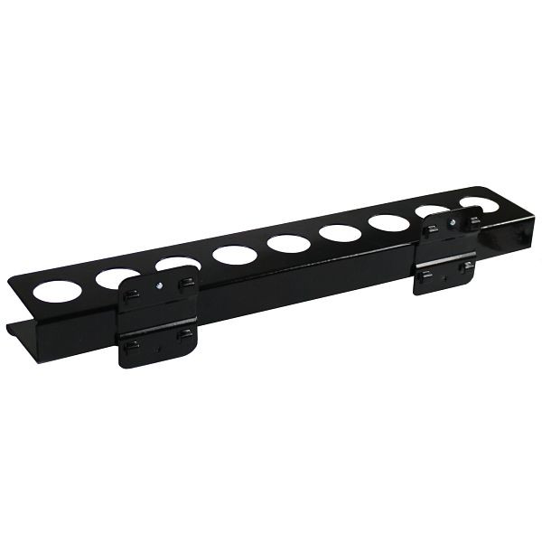 Plateau porte-écrous ADB avec 9 trous, L 390 x H 30 mm, 73182