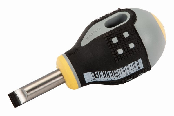 Tournevis Bahco, Ergo™, court, plat, 0,6 x 3,5 x 25 mm, BE-8330