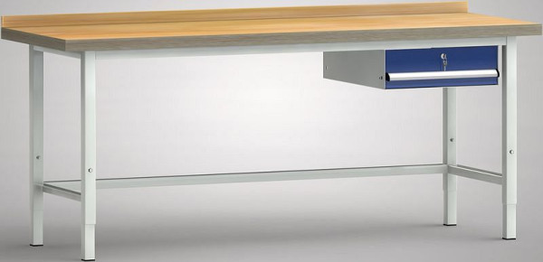 Etabli standard KLW 2000 x 700 x 740 - 1040 mm L x P x H, WS002V-2000M40-E7002