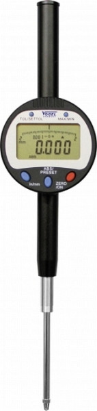 Comparateur numérique Vogel Germany, avec sortie de données USB, 0 - 50,8 mm / 0 - 2,0 pouces, 0,01 mm / 0,0005 pouces, 242164
