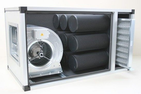 Unité de filtration AIRFAN pour l'élimination des odeurs et la filtration des matières organiques, 100 kg, CCAM115