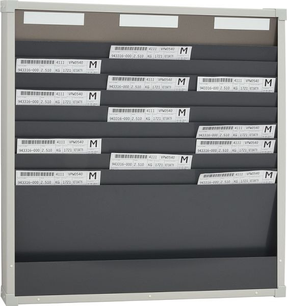 Carton Eichner, colonnes : 3, compartiments : 10, 750 x 720 x 75 mm, 9219-02004