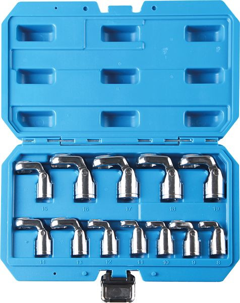 Clé à anneau ouvert Kunzer avec joint, 3/8", 12 pièces, 7GOR12