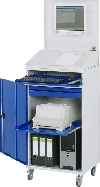Armoire informatique RAU - modèle 61, L650 x P520 x H1895 mm, 07-650-M61F.11