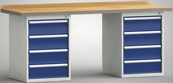 Etabli standard KLW - 2000 x 700 x 840 mm L x P x H, WS215N-2000M40-E7029