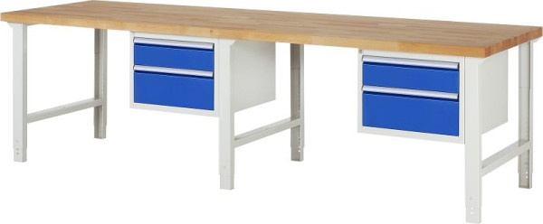 Etabli RAU série 7000 - modèle 7123, L3000 x P900 x H790-1140 mm, 13-7123A1-309B4H.11