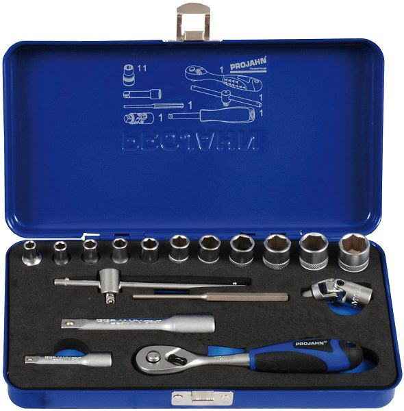 Projahn Xi-on 3/8 "jeu de clés à douille 17 pièces, 4111