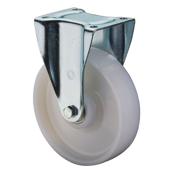 Roulette robuste BS Wheels, largeur de roue 60 mm, Ø roue 250 mm, capacité de charge 600 kg, bande de roulement/corps de roue en plastique, roulements à billes, N110.B15.250