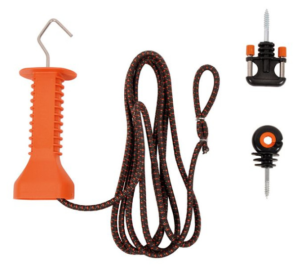 Gallagher Cord Torset extensible 3 à 6m terra, 072354