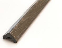 Protection d'angle Knuffi, profil d'avertissement et de protection type E, kaki, 1 mètre, PE-100071