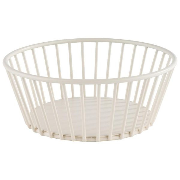 Panier APS -URBAN- en blanc murmure Ø 17 cm, hauteur : 7 cm, 30430