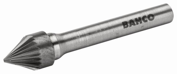 Fraise rotative Bahco, forme conique pointue 60°, moyenne, 56 mm, J1616M06